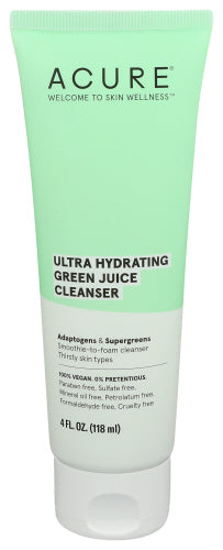 Acure 
Cleanser Ultr Hyd Grn Jce, 4 FO.