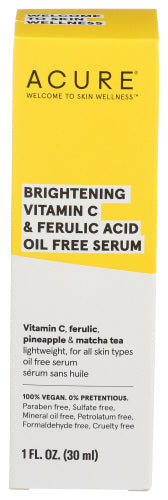 Acure 
Serum Facial Vitamin C, 1 FO.