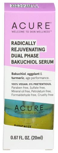Acure 
Serum Facial Rejuvenating, 0.67 FO.