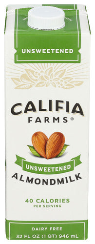 Califia 
Almondmilk Unsweetened, 32 FO.