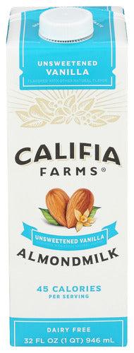 Califia 
Almondmilk Unswtnd Vanla, 32 FO.