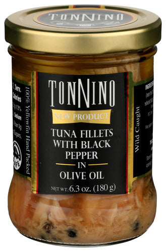 TONNINO TUNA FLT OOIL BLK PPR FAD - 6.3 OZ