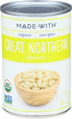 MADE WITH BEANS GREAT NORTHERN ORG - 15 OZ