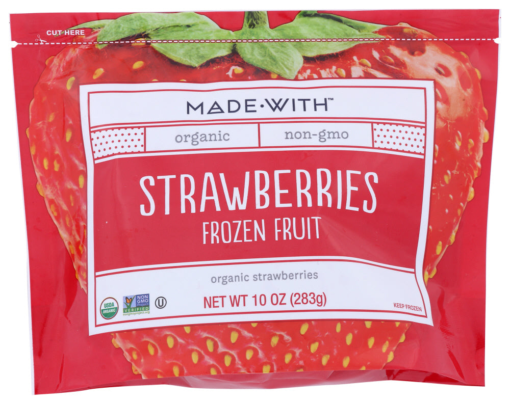 MADE WITH FRUIT STRAWBERRIES ORG - 10 OZ