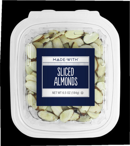 No Label Eb Nut Almond Sliced Tub, 6.5 OZ.