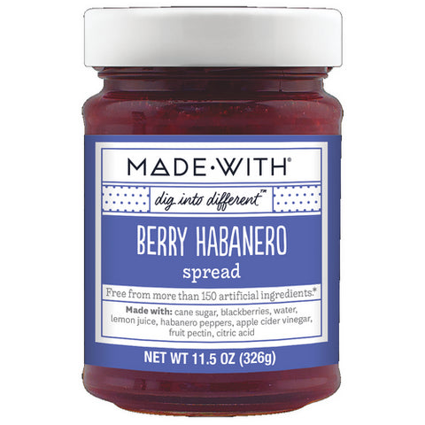 MADE WITH SPREAD BERRY HABANERO - 11.5 OZ