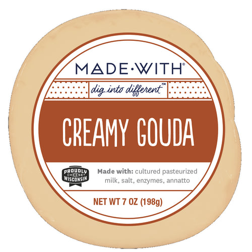 MADE WITH CHEESE GOUDA ROUND CRMY - 7 OZ