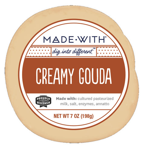 MADE WITH CHEESE GOUDA ROUND CRMY - 7 OZ