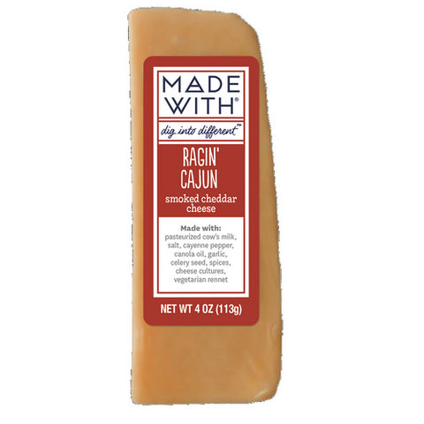 MADE WITH CHEESE CHDR CAJUN SMKD - 4 OZ