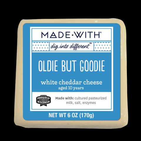 MADE WITH CHEESE CHDR WHT OLDIE - 6 OZ