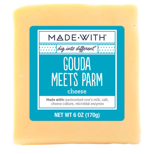 MADE WITH CHEESE GOUDA MEETS PARM - 6 OZ