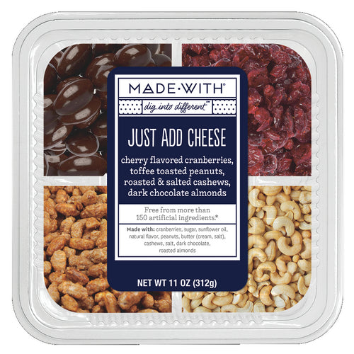 MADE WITH CRAN NUT TOFF CHOC QUAD - 11 OZ