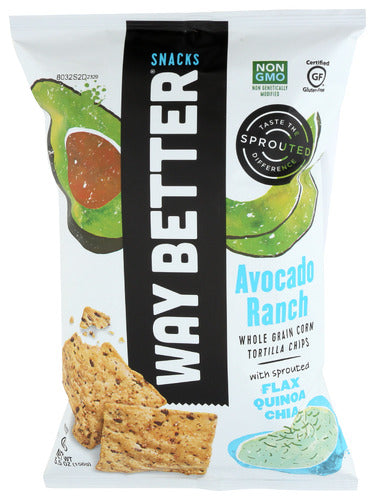 WAY BETTER SNACKS CHIP TORTILLA AVCDO RNCH - 5.5 OZ