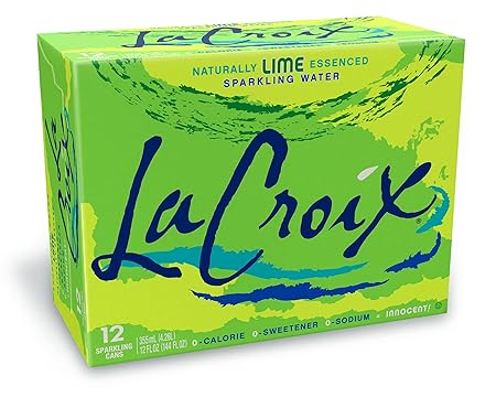 LaCroix Sparkling Water, Lime, 12 Fl Oz (pack of 12)