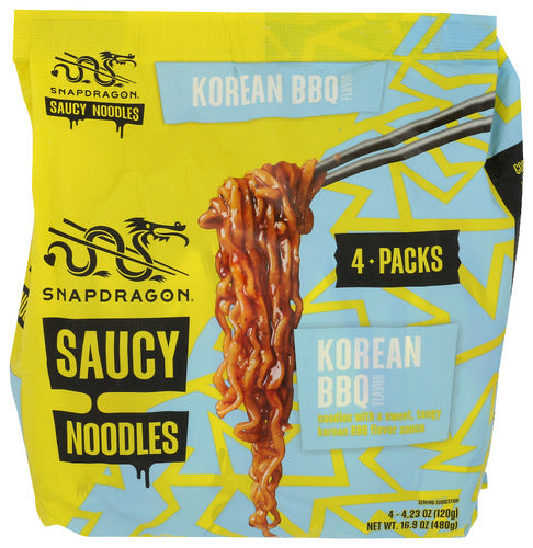 SNAPDRAGON NOODLES SCY BBQ KRAN 4PK - 16.9 OZ