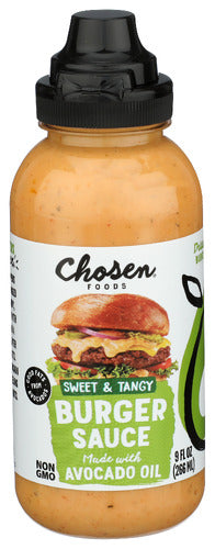 Chosen Foods 
Sauce Burger, 9 FO.