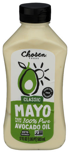 Chosen Foods 
Mayo Classic Sqz, 17 OZ
