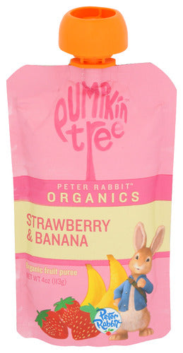 Peter Rabbit Baby Strwbry Banana Org, 4 OZ.