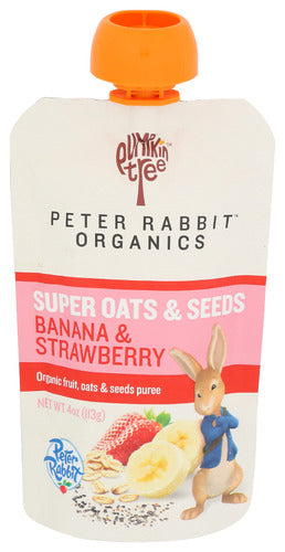 Peter Rabbit Baby Food Banana Strw, 4 OZ.