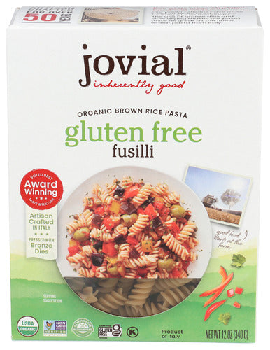 JOVIAL PASTA BRWN RCE FUSILLI - 12 OZ