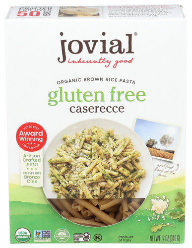 JOVIAL PASTA CASERECCE BRWNRCE ORG - 12 OZ