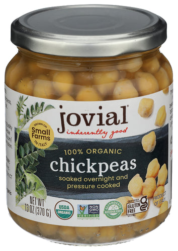 JOVIAL BEANS CHICKPEA ORG - 13 OZ