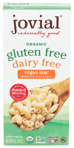 JOVIAL MAC N CHEESE DAIRY FREE - 6 OZ