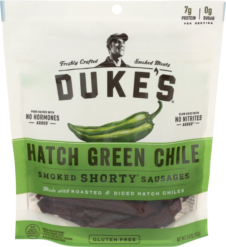 DUKES SAUSAGE SMKD GREEN CHILE - 5 OZ