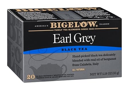 Bigelow Tea Earl Grey 20 Count (Pack of 18)