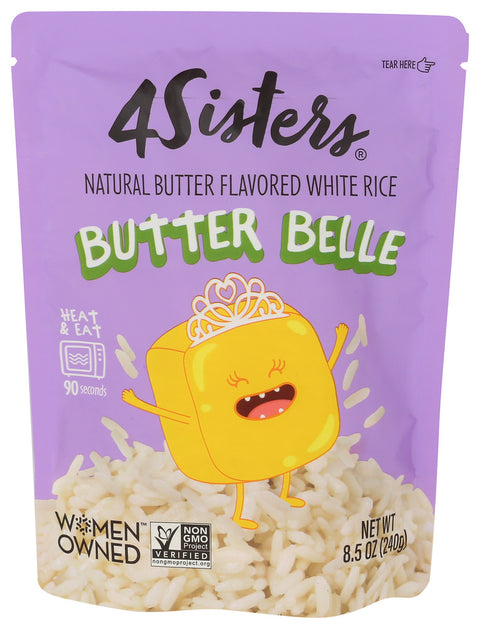 4Sisters 
Rice Wht Bttr Belle Kids, 8.5 OZ.