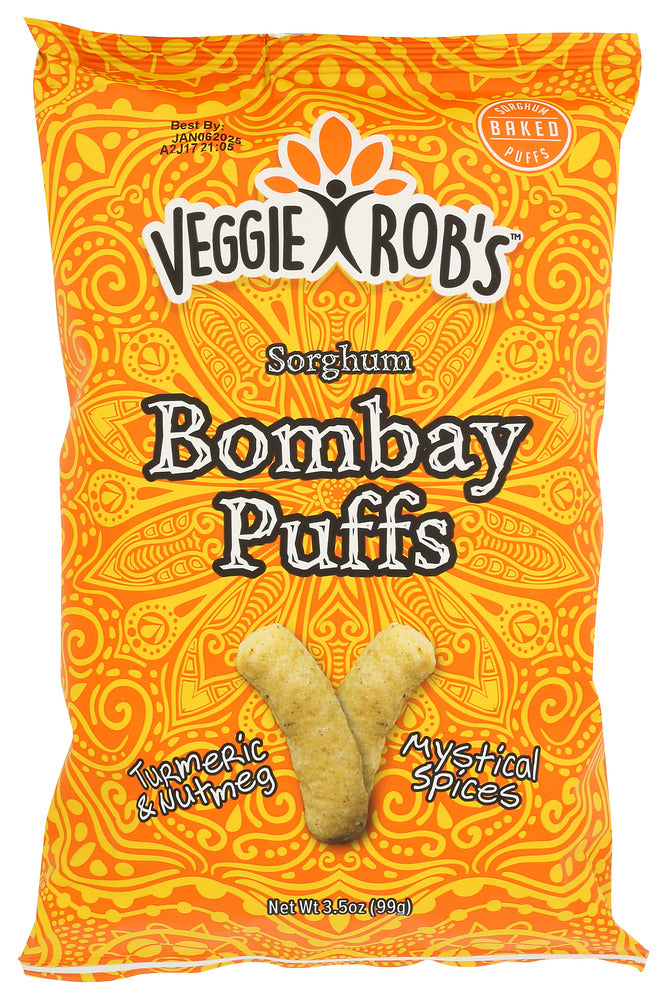 VEGGIE ROBS PUFFS BOMBAY - 3.5 OZ