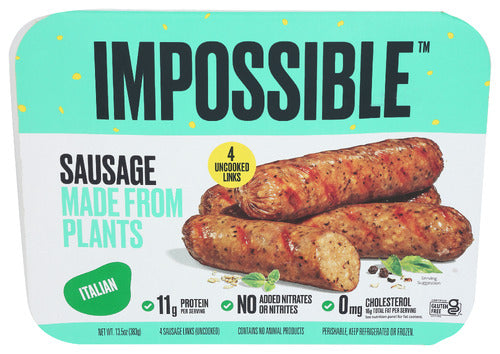 IMPOSSIBLE FOODS PLNT SAUSAGE ITALIAN LNKS - 13.5 OZ