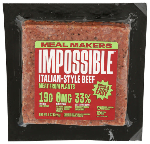 IMPOSSIBLE FOODS BEEF ITALIAN STYL ML MKR - 8 OZ