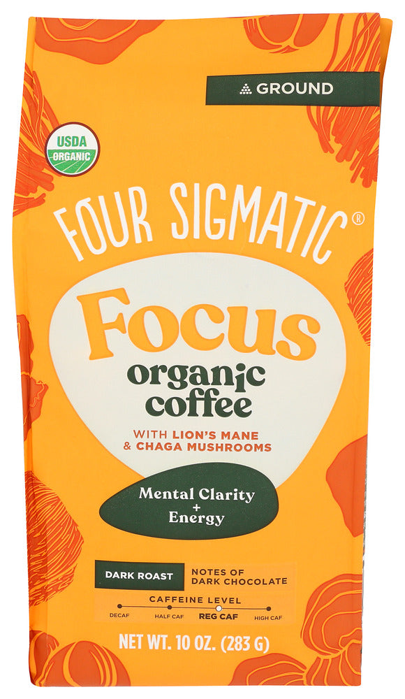 FOUR SIGMATIC COFFEE GROUND FOCUS ORG - 10 OZ