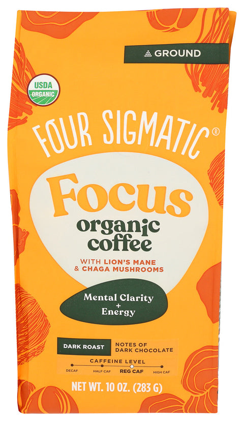 FOUR SIGMATIC COFFEE GROUND FOCUS ORG - 10 OZ