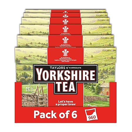 Taylors of Harrogate Yorkshire Red, 160 Count (Pack of 6)