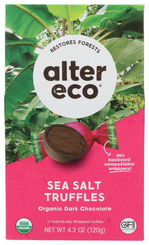 Alter Eco 
Choc Truffle Sea Slt Org, 4.2 OZ.