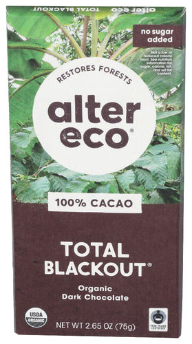 Alter Eco 
Choc Br 100Cac Blckt, 2.65 OZ.