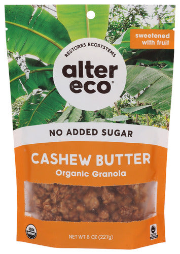 Alter Eco 
Granola Cashew Butter, 8 OZ.