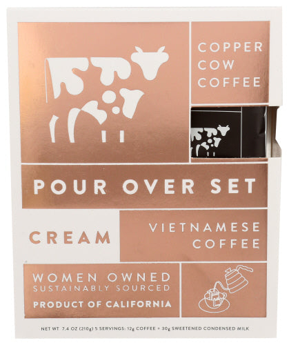 Copper Cow Coffee 
Coffee Clssc Pourovr 5Pk, 7.4 OZ.