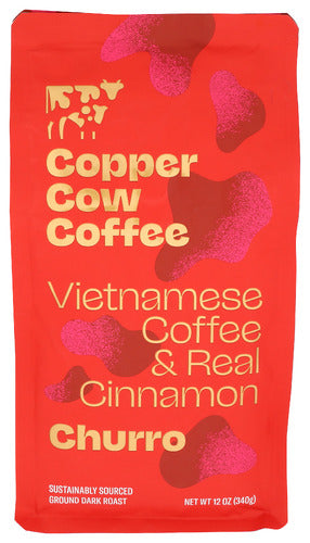 Copper Cow Coffee 
Coffee Grnd Churro, 12 OZ.