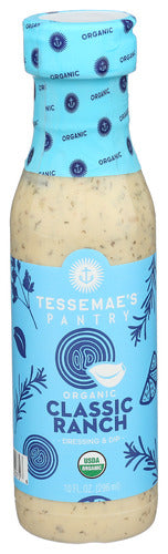 TESSEMAES DRESSING CLSSC RANCH ORG - 10 OZ