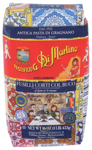 Di Martino 
Pasta Fusilli Corti Col B, 1 LB.
