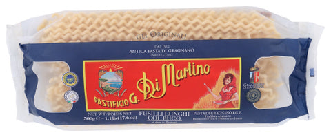 Di Martino 
Pasta Fusilli Lunghicol, 500 GM.