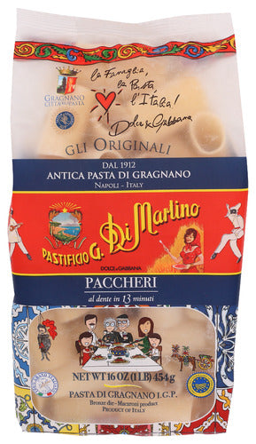 Di Martino 
Pasta Paccheri, 1 LB.