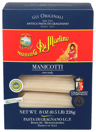DI MARTINO PASTA MANICOTTI - 8 OZ