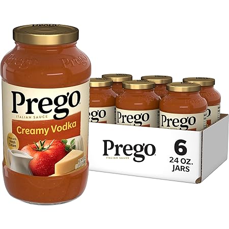 Prego Creamy Vodka Sauce, 24 OZ Jar (Case of 6)