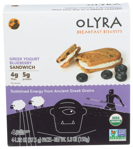 Olyra Biscuit Brkst Blubry Gree, 5.3 OZ.