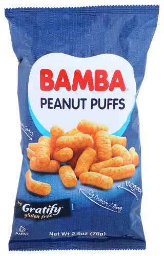 GRATIFY BAMBA PUFF PEANUT - 2.5 OZ