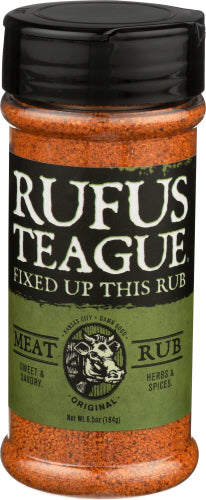 Rufus Teague Rub Original Meat, 6.5 OZ.